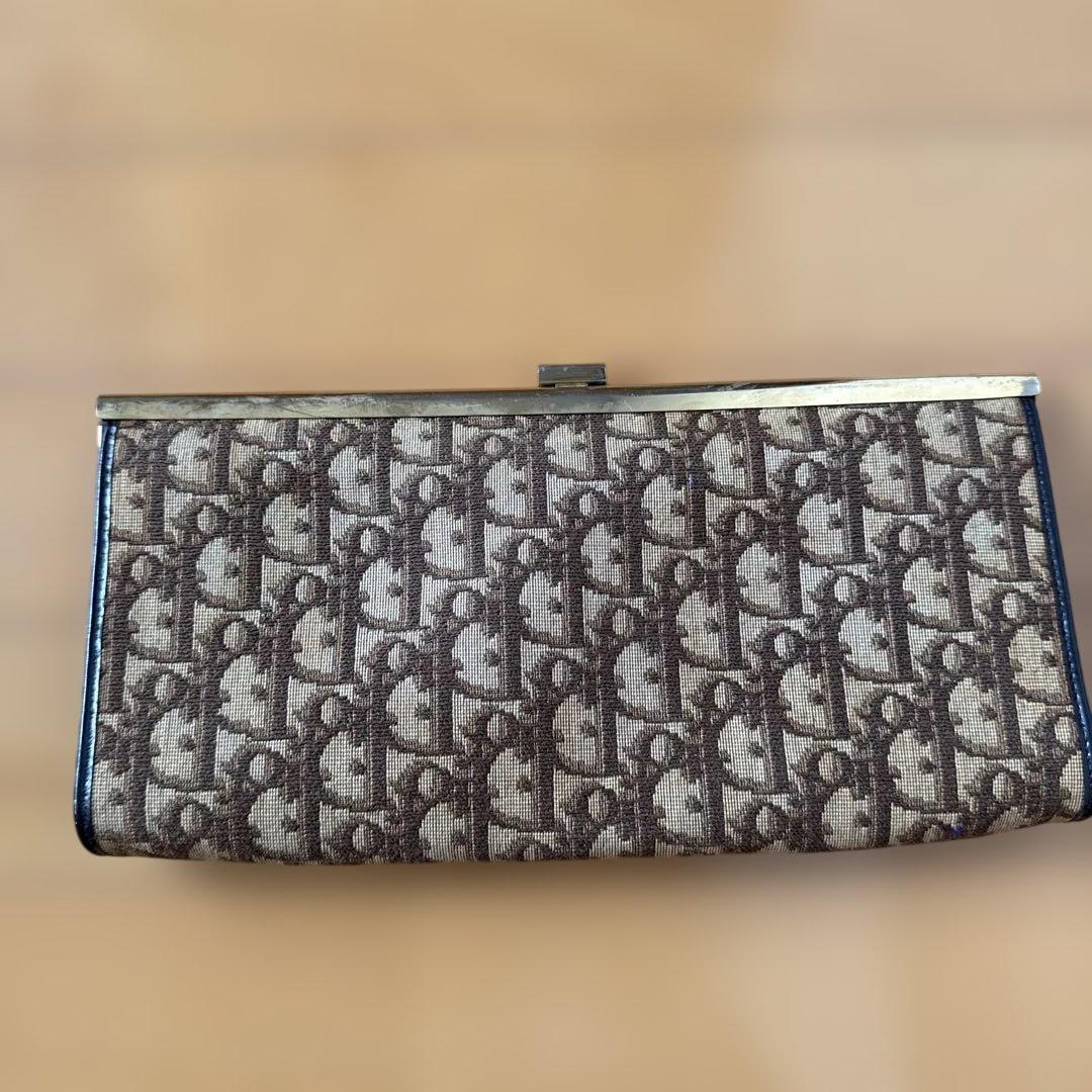 Dior トロッター　がま口　クラッチバッグ