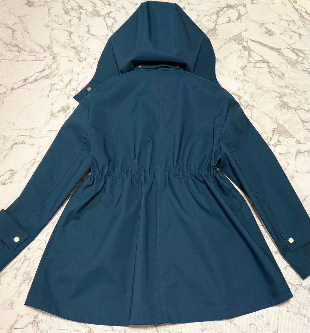 美品✨ノーブル　ウインドプルーフテントシルエットブルゾン　グリーン　S