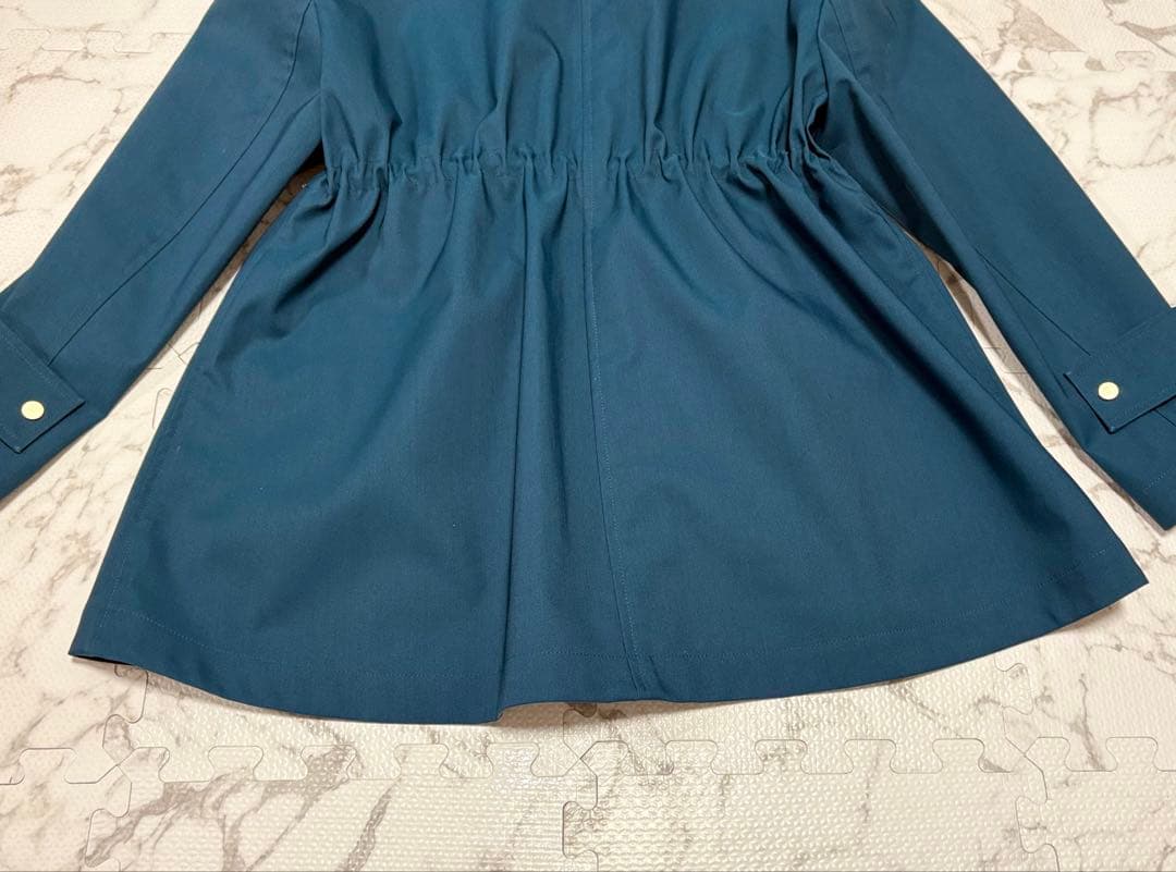 美品✨ノーブル　ウインドプルーフテントシルエットブルゾン　グリーン　S