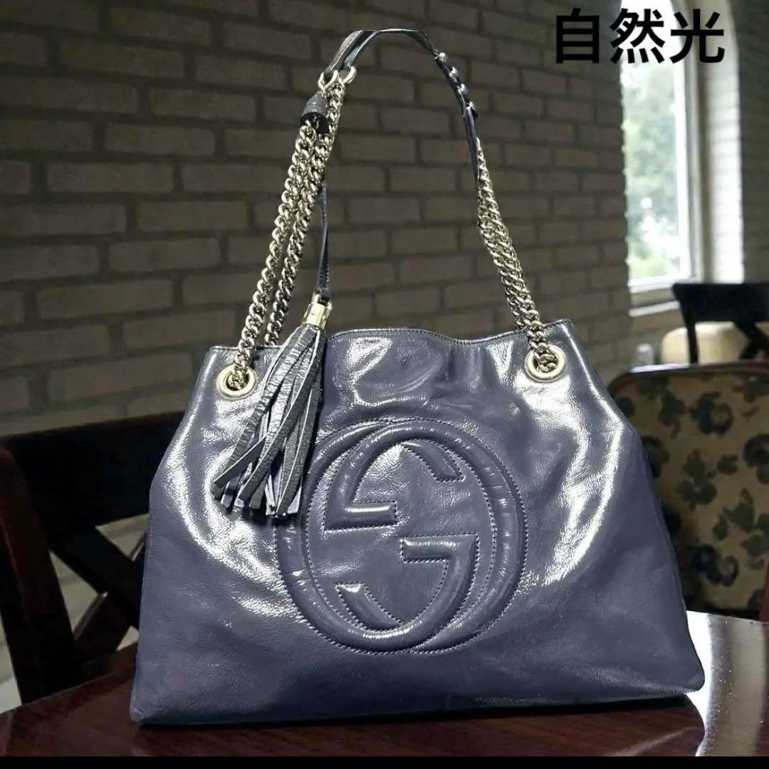 あ*み様 【GUCCI】y2k インターロッキングG leather bag ワ