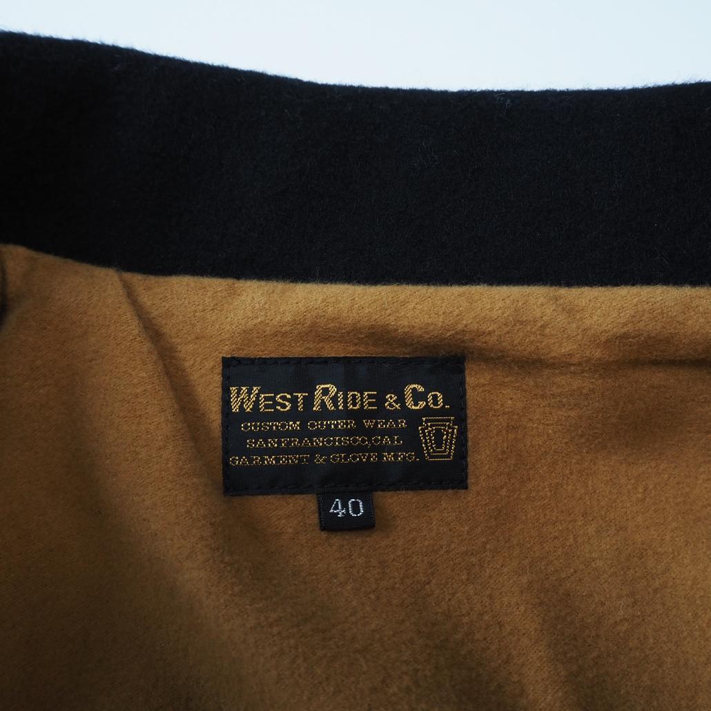 自立級肉厚 WEST RIDE HEAVY MELTON WARD JACKET