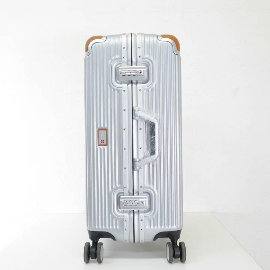 スイスミリタリー スーツケース プレミアムC シルバー 64L24 TSAロック