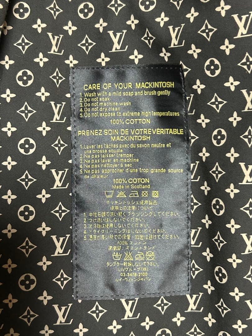 ルイヴィトン マッキントッシュトレンチコート 34サイズ スモーキーピンク