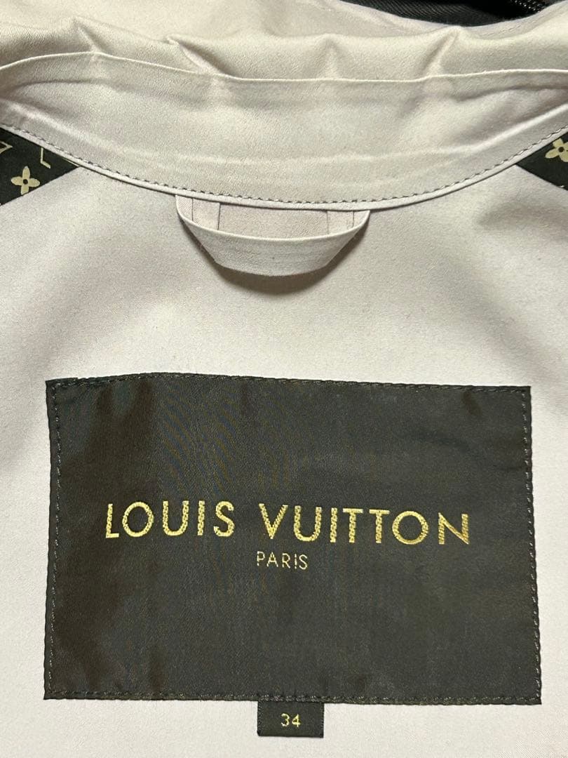 ルイヴィトン マッキントッシュトレンチコート 34サイズ スモーキーピンク