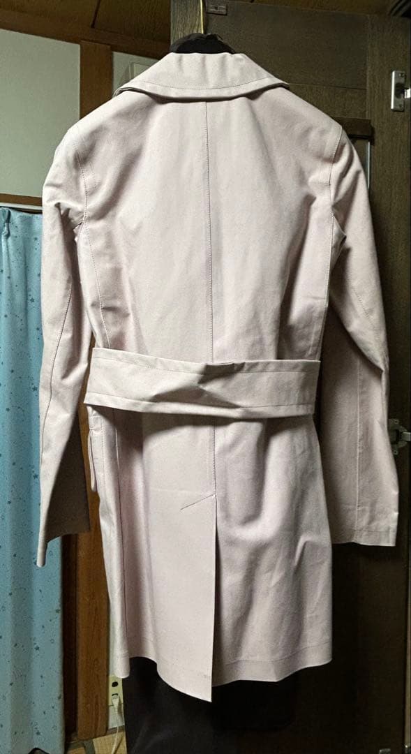 ルイヴィトン マッキントッシュトレンチコート 34サイズ スモーキーピンク