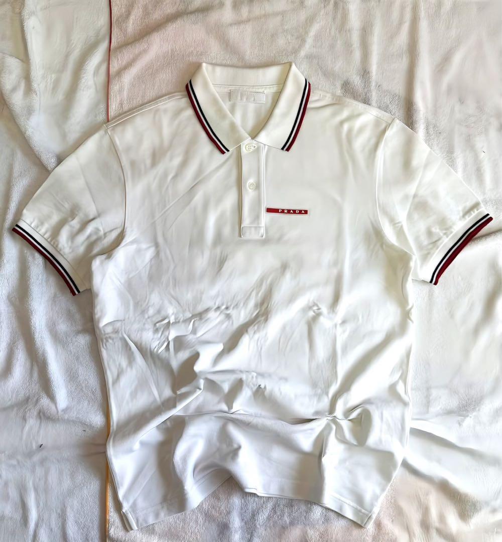 プラダ　ポロシャツ　プラダスポーツ　ラバー