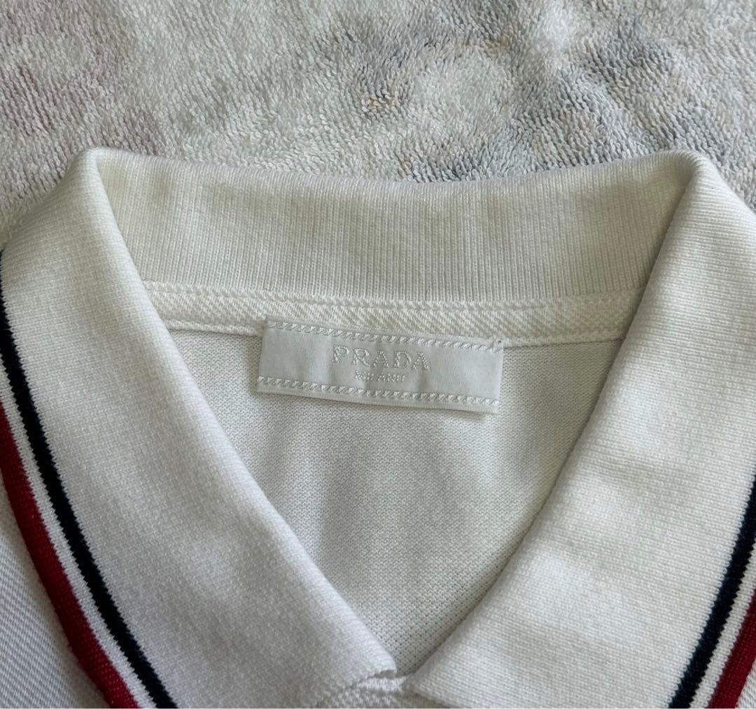 プラダ　ポロシャツ　プラダスポーツ　ラバー