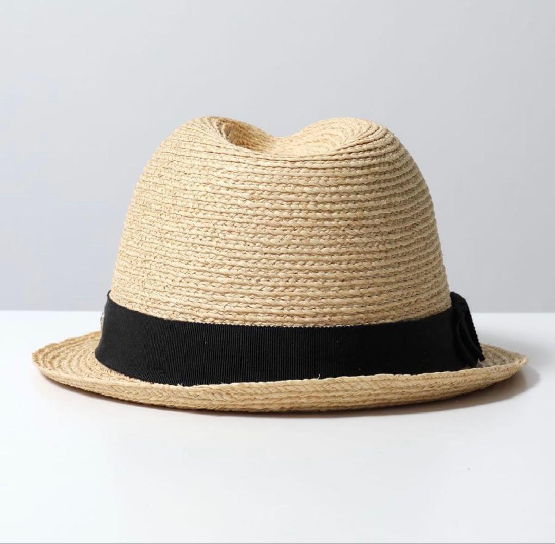 ☆未使用・タグ付☆ ヘレンカミンスキー Avara ラフィアハット 帽子 中折れ