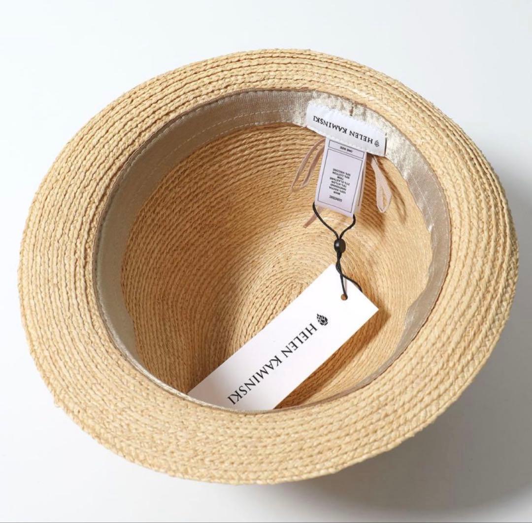 ☆未使用・タグ付☆ ヘレンカミンスキー Avara ラフィアハット 帽子 中折れ