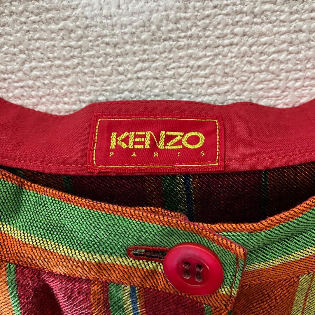 KENZO ケンゾー ポンチョ ストライプ