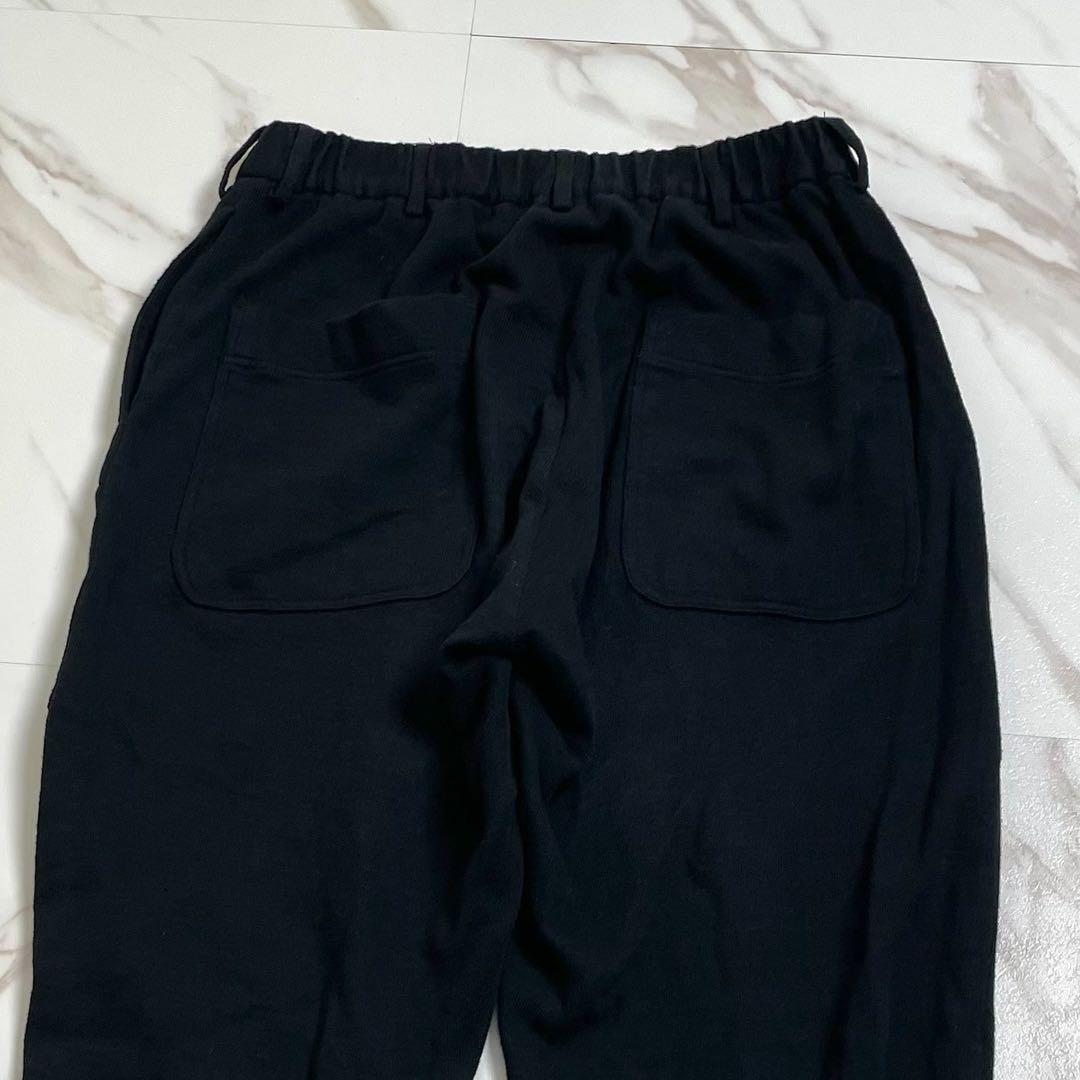 極美品 16SS◎ヨウジヤマモトプールオム サルエルパンツ スウェット生地 黒