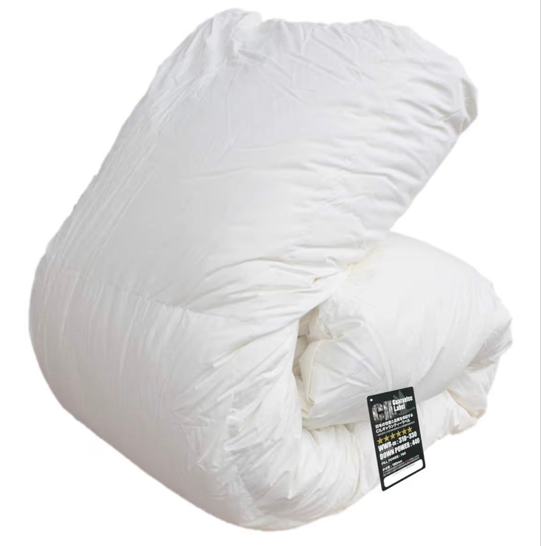 羽毛布団 セミダブル ハンガリー産 ホワイト マザーダックダウン95% 二層立体