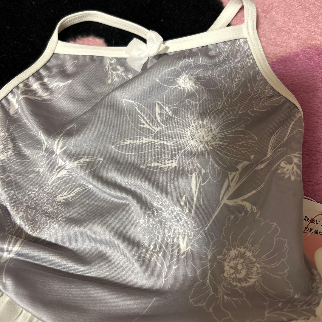 新品チャコットキッズ110 花柄スカート付きレオタード バレエ