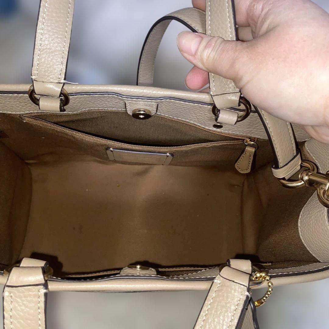 coachデンプシー　トートバッグ　ベージュ