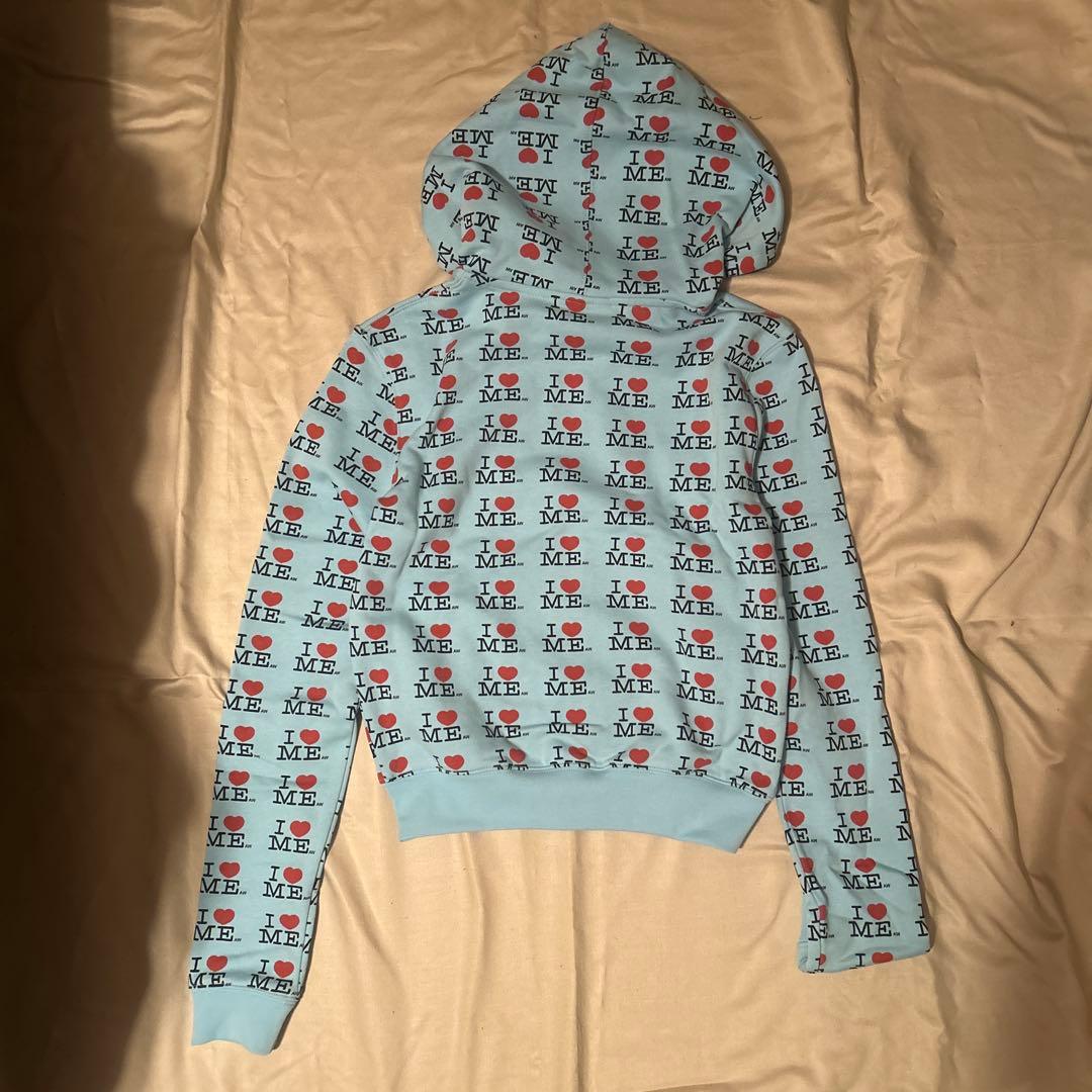 Ashley Williams i hart me ジップパーカー 水色