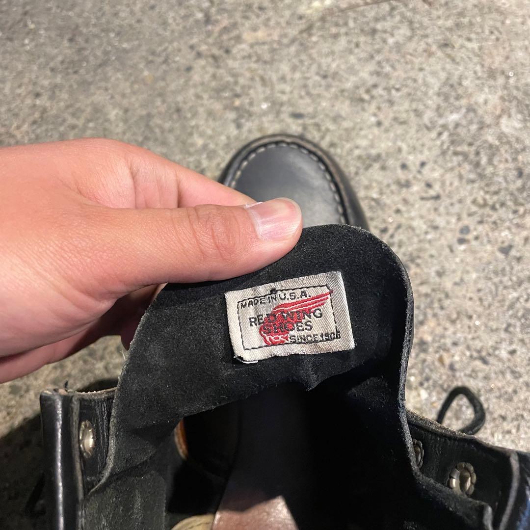 レッドウィング redwing アイリッシュセッター ブラック 27.5cm相当