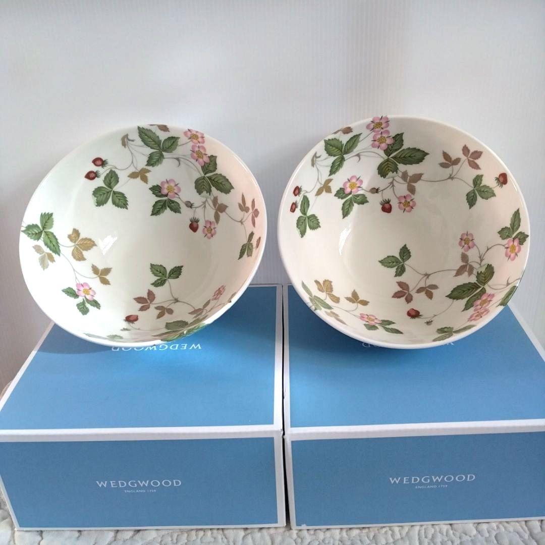 　ワイルドストロベリーカジュアル　 ボウル 2個セット