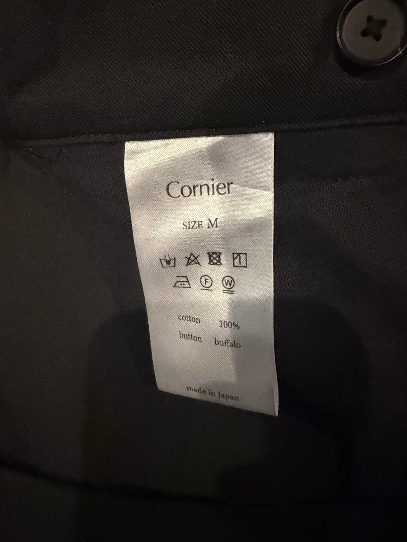 Cornierコルニエ　FINX COTTON GABARDINE SLACKS