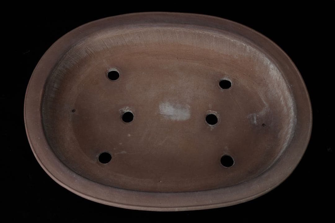 盆栽鉢 礼峰造 57㎝ 在銘 盆器 園芸 盆栽用具 古美術品 骨董品