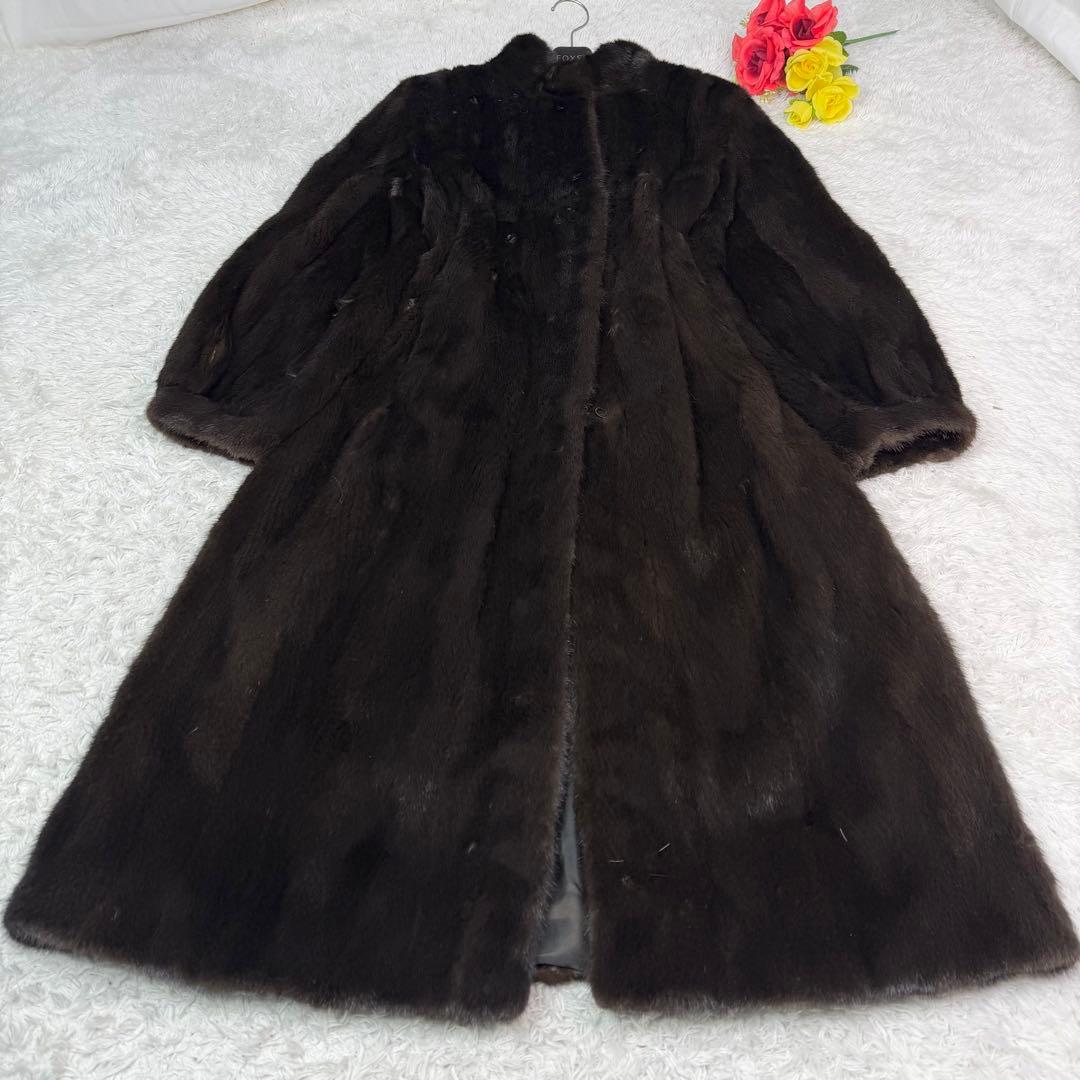 総丈123cm BLACKGLAMA ブラックグラマ 毛並み◎ 舐めし柔らか