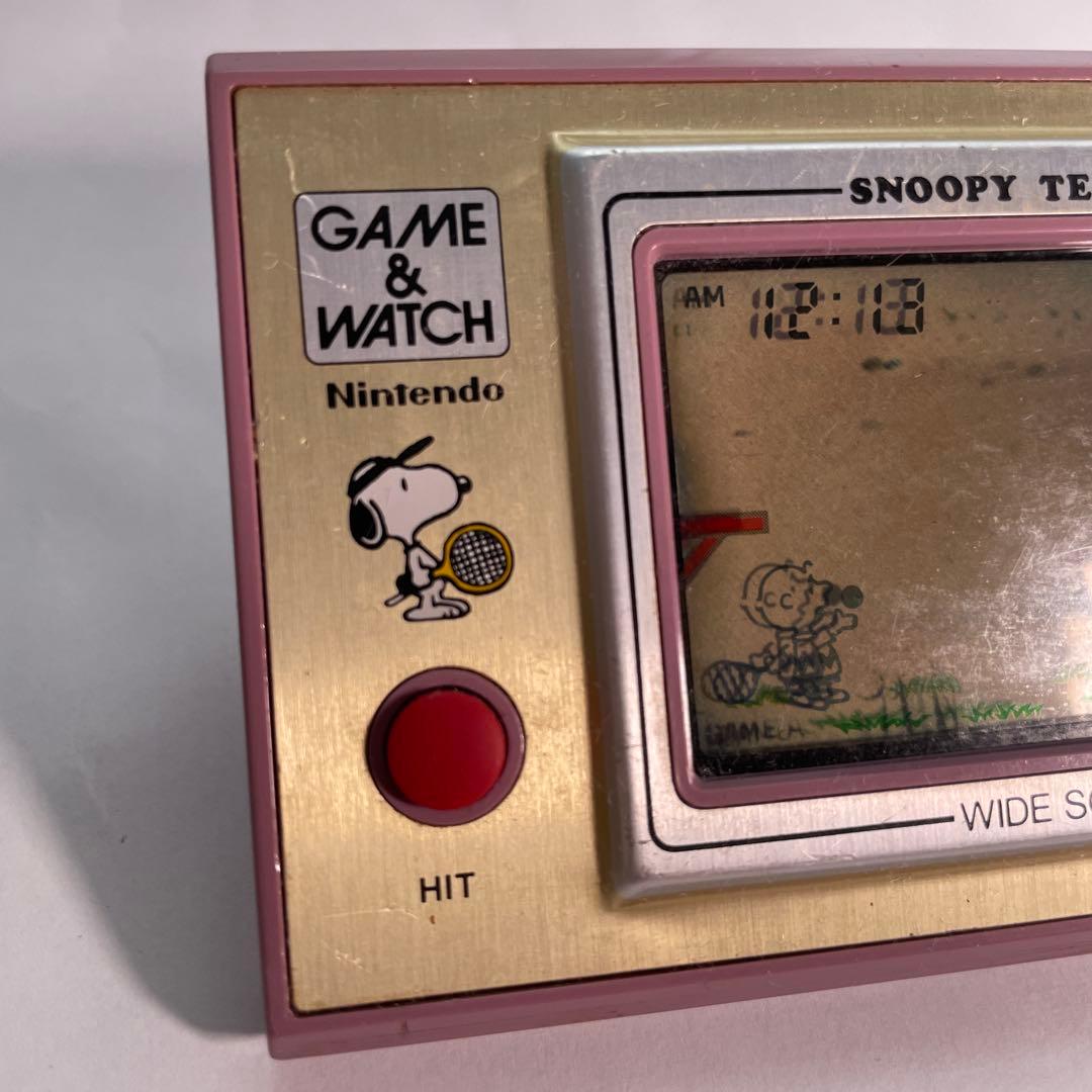 スヌーピーテニス　任天堂　ゲームウォッチ