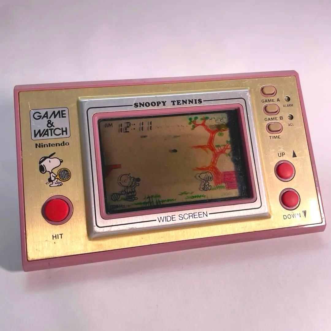 スヌーピーテニス　任天堂　ゲームウォッチ
