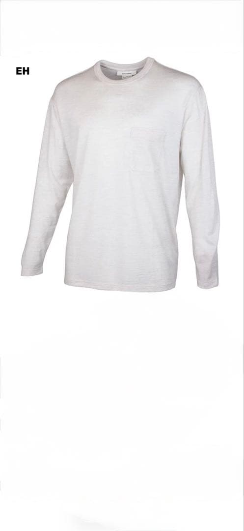 メリノ 150 ロングスリーブ ポケット ティー（ユニセックス）