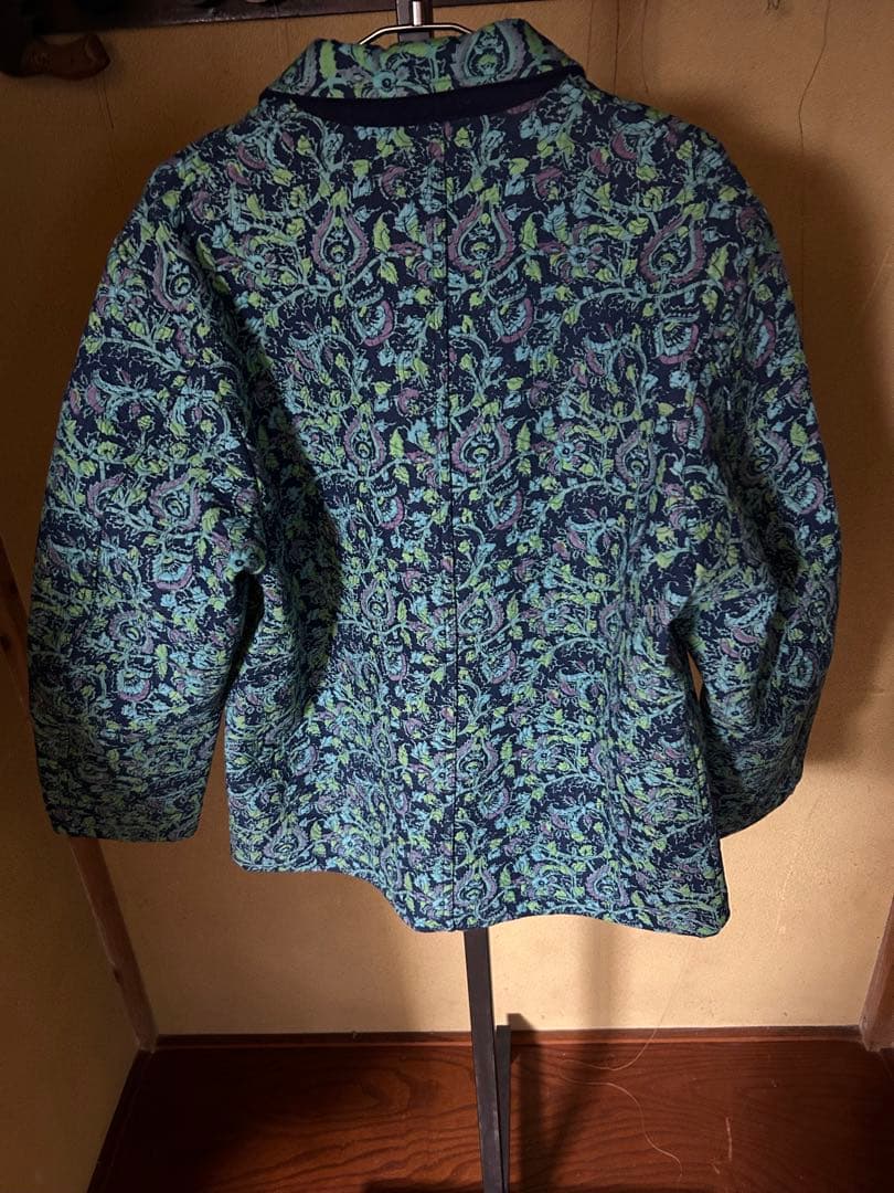 GAIJIN MADE 刺し子 チャイナジャケット カバーオール　インディゴ