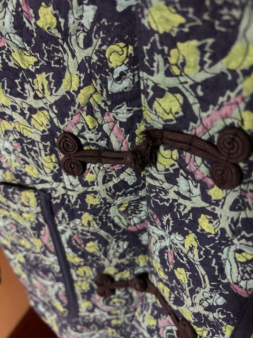 GAIJIN MADE 刺し子 チャイナジャケット カバーオール　インディゴ