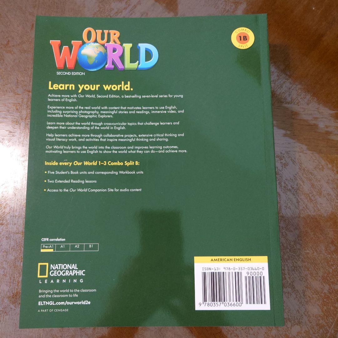 Our World 1B 2nd Edition Combo split 全5冊