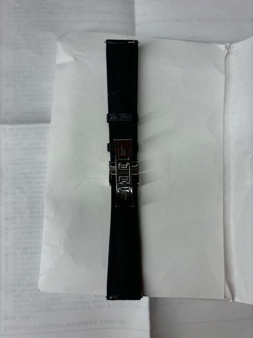 フランス高級ベルトメーカーCamille Fournet 革ベルト※バックル付き