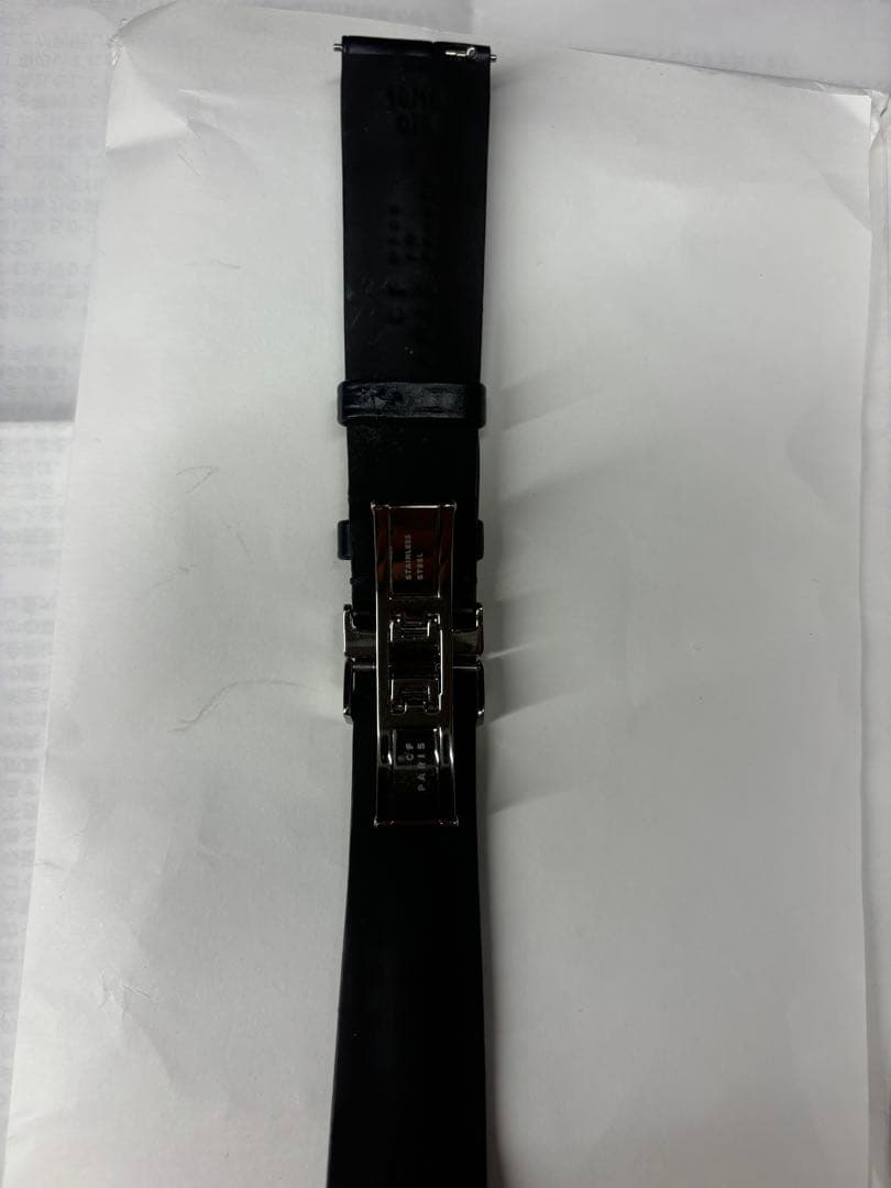 フランス高級ベルトメーカーCamille Fournet 革ベルト※バックル付き