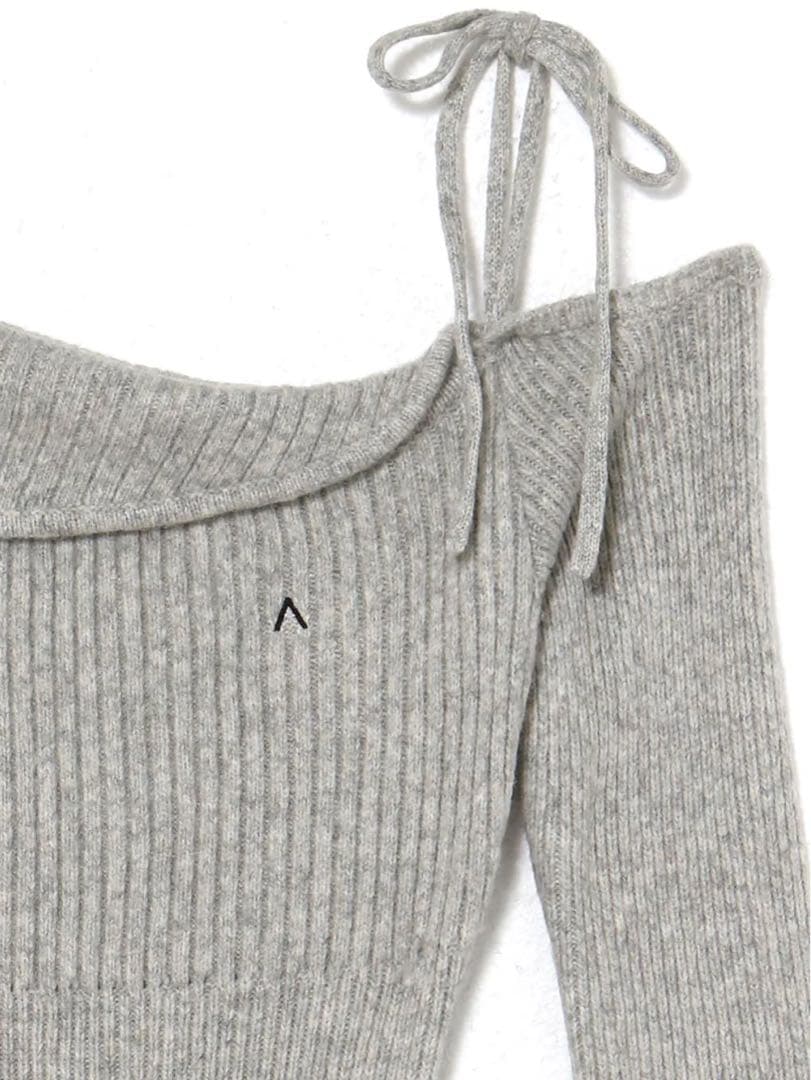 ワンピース Andmary Wendy flare mini dress gray