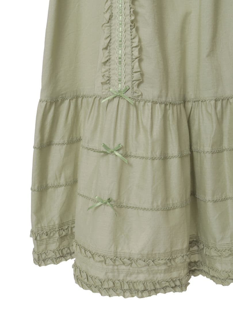 神*】様 タブリエ付きワンピース☆ピンクハウス☆マスカット