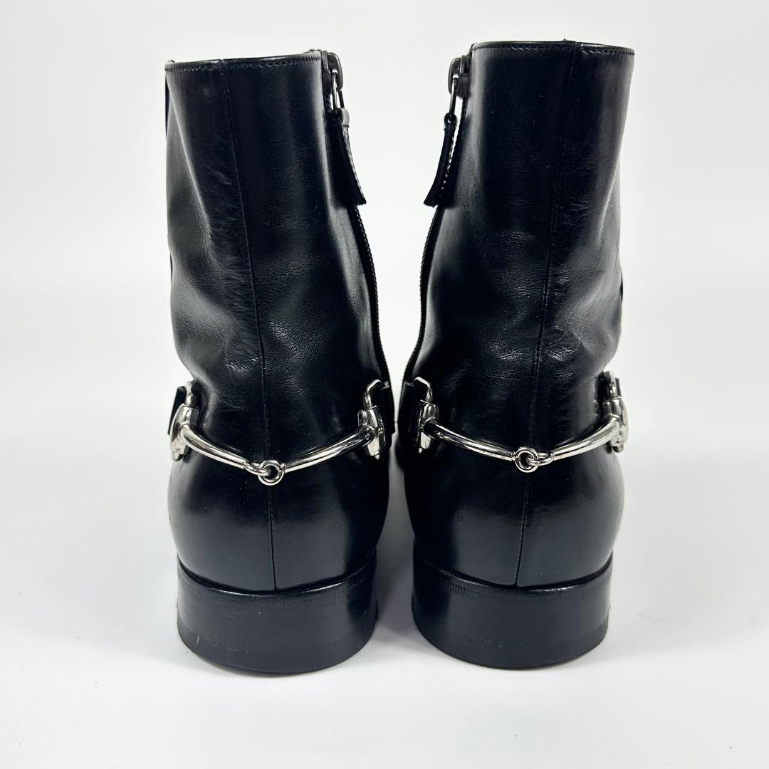 GUCCI ホースビット サイドジップブーツ 黒 箱付き
