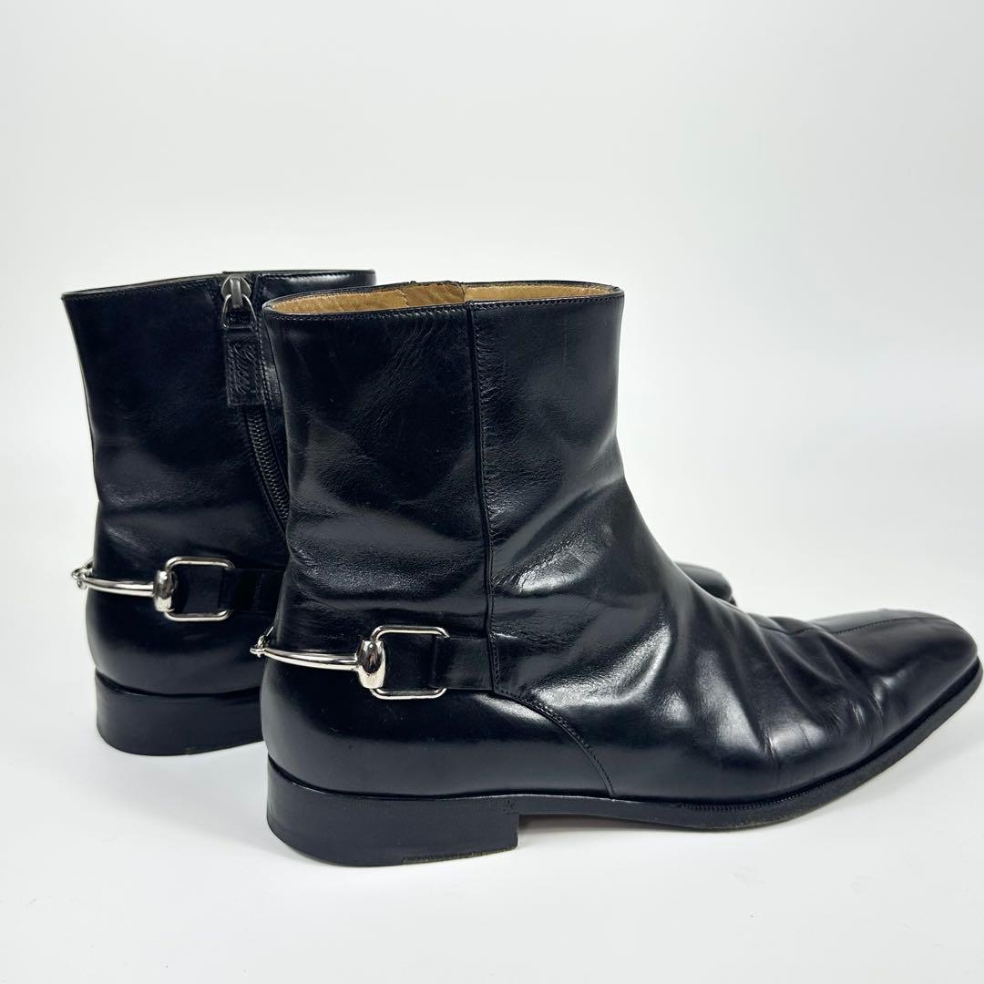 GUCCI ホースビット サイドジップブーツ 黒 箱付き