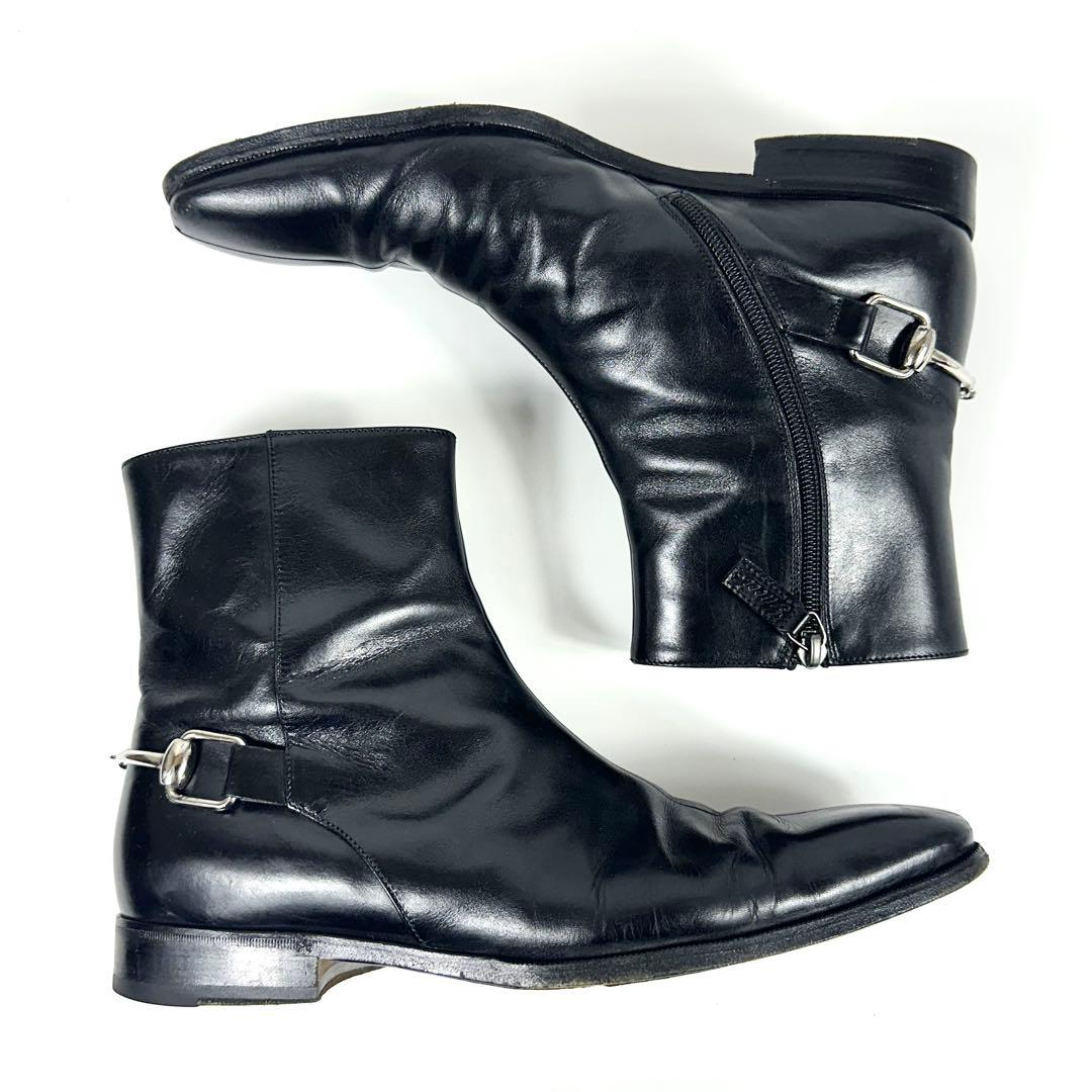 GUCCI ホースビット サイドジップブーツ 黒 箱付き