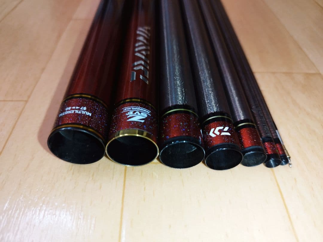 美品 ダイワ 鮎竿 銀影競技 SL 87M・Y 替え穂　名竿