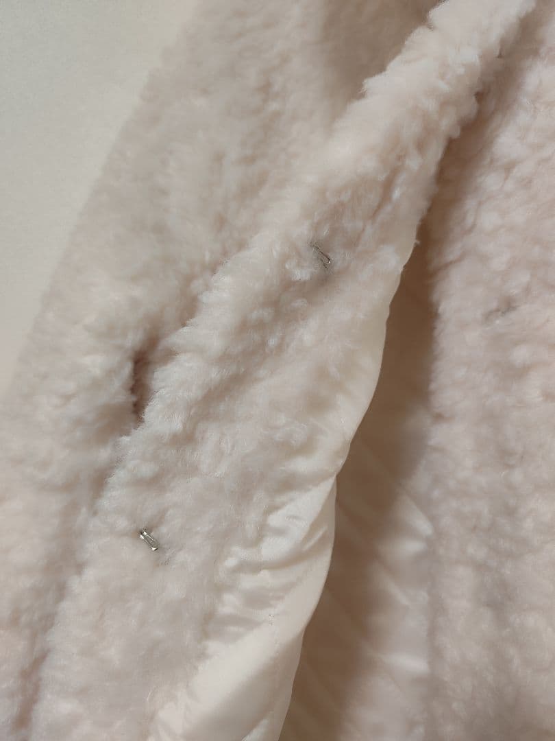 stana2 SOIR 韓国 アイボリー ファーコート ボアコート MUS