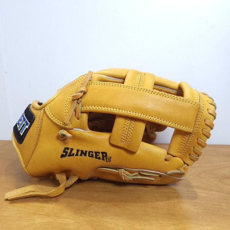 ZETT ゼット スリンガー2 旧ラベル サイン書き込み 内野用 軟式グローブ