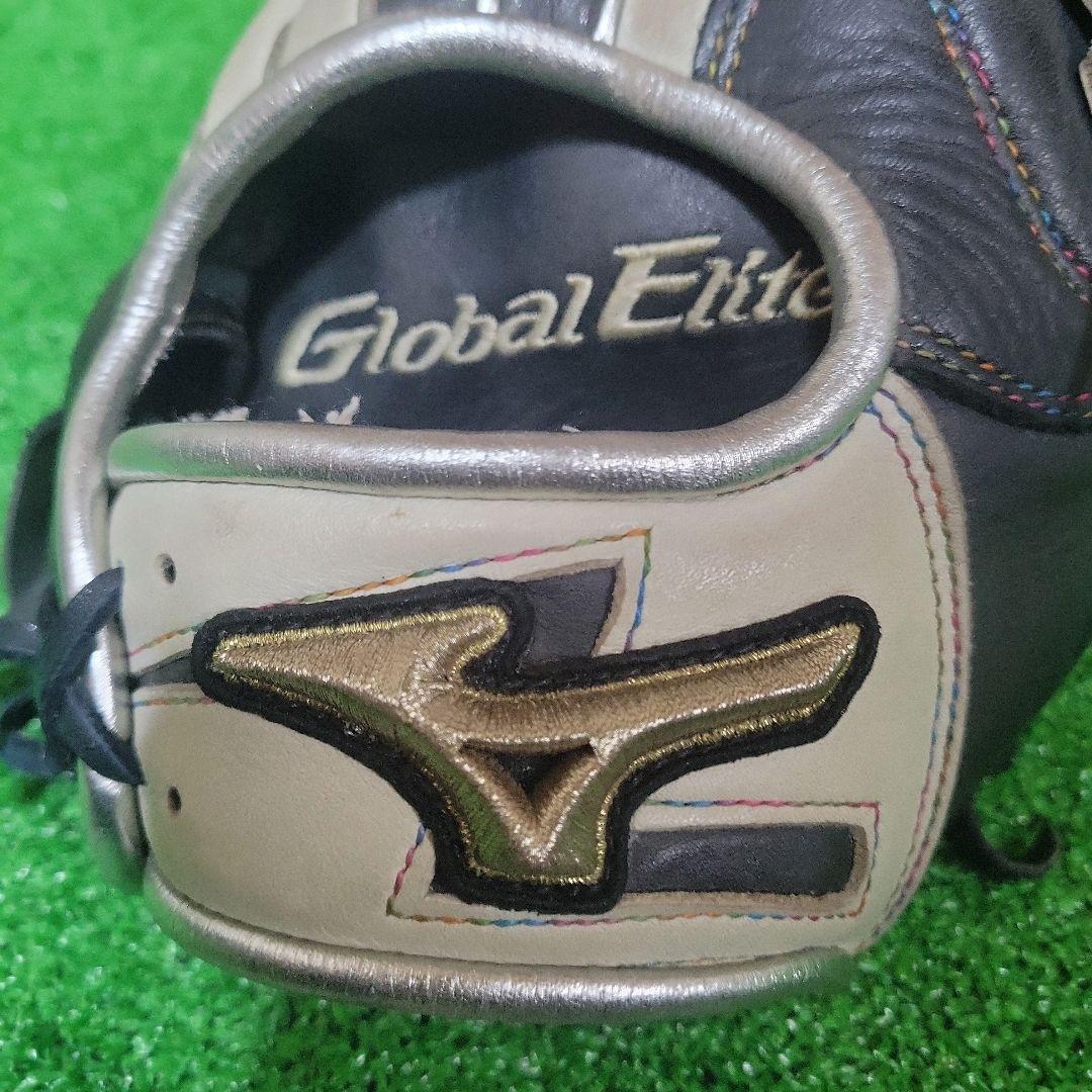 良型 ミズノ グローバルエリート 一般軟式用 内野手 グローブ グラブ