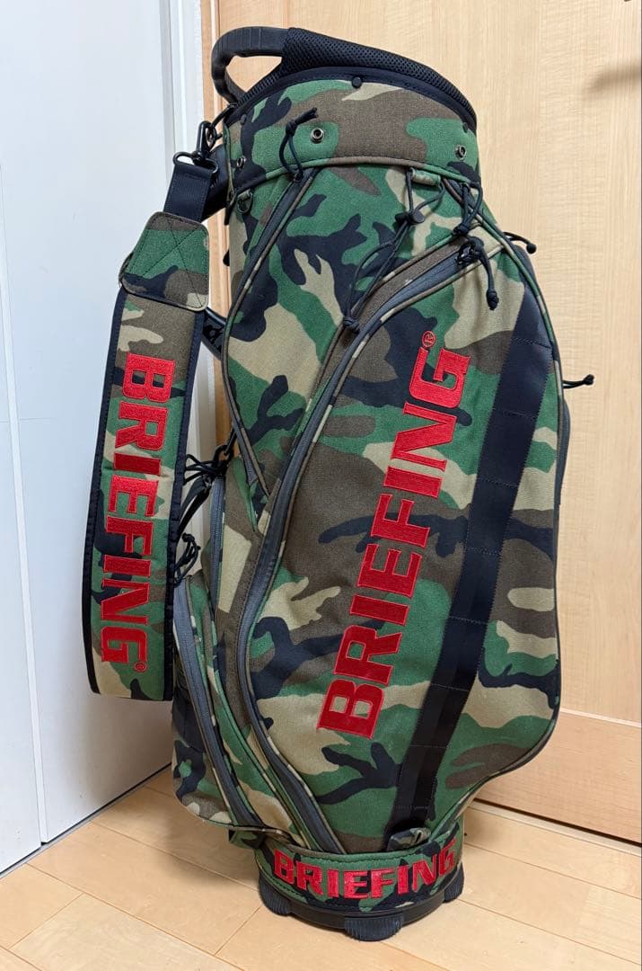 美品★ブリーフィング★キャディバッグ★ゴルフ★BRIEFING★ゴルフバッグ