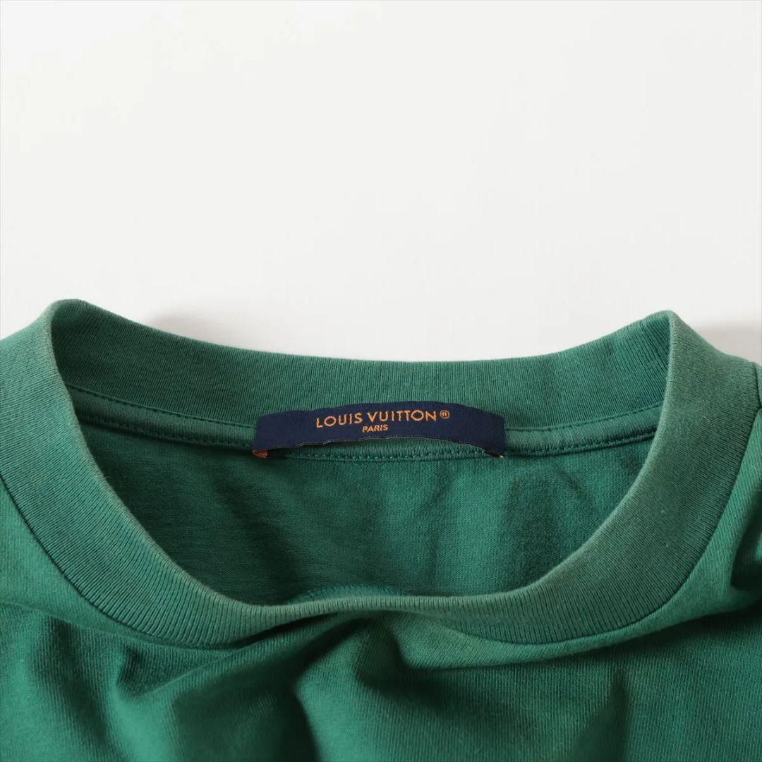 ルイヴィトン 23AW Tシャツ S グリーン モノグラムグラディエント