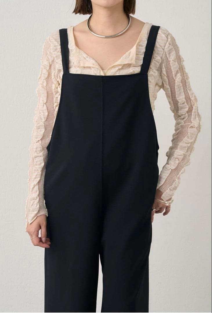 SHENERY カットジョーゼットキャミサロペット