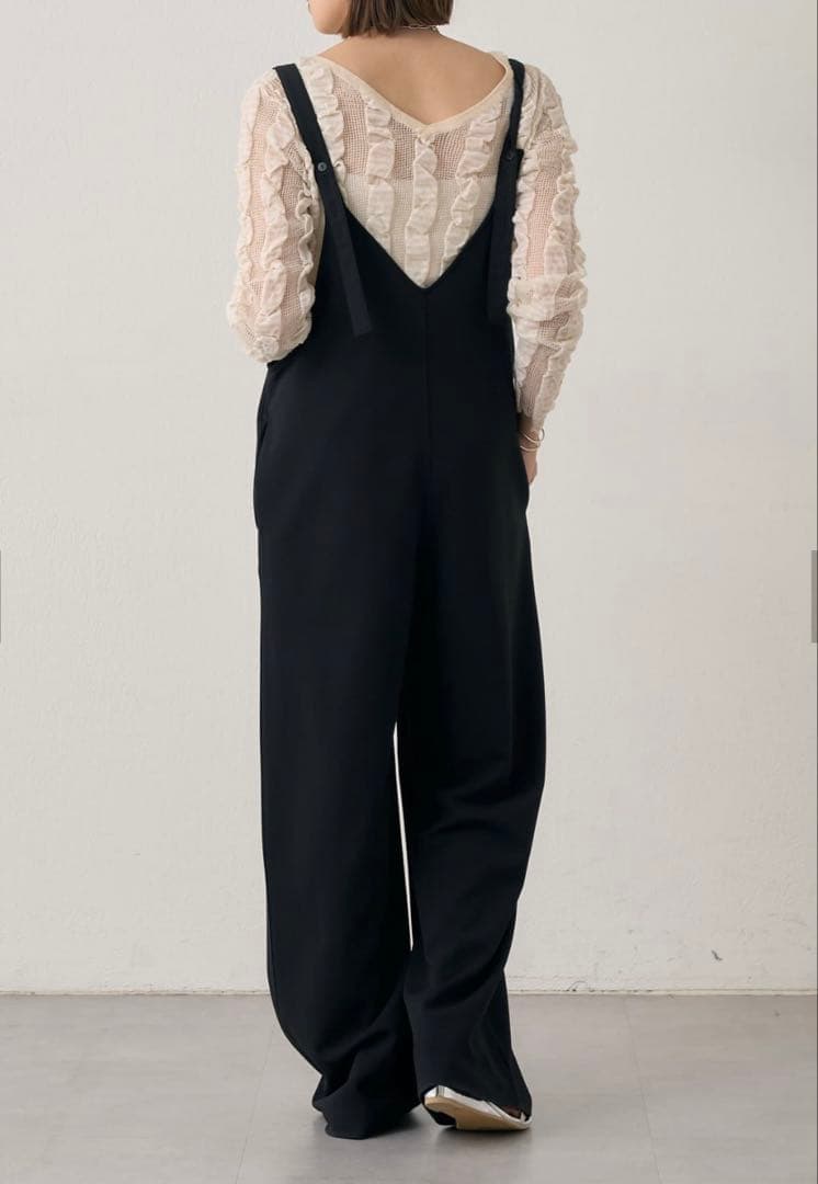 SHENERY カットジョーゼットキャミサロペット