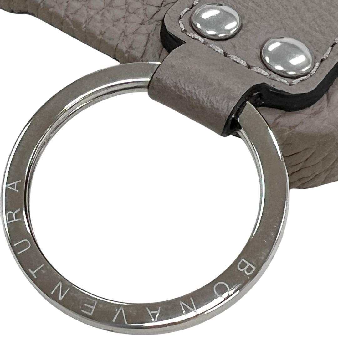 【美品】ボナベンチュラ iPhone 16ケース ハンドル付き エトープ