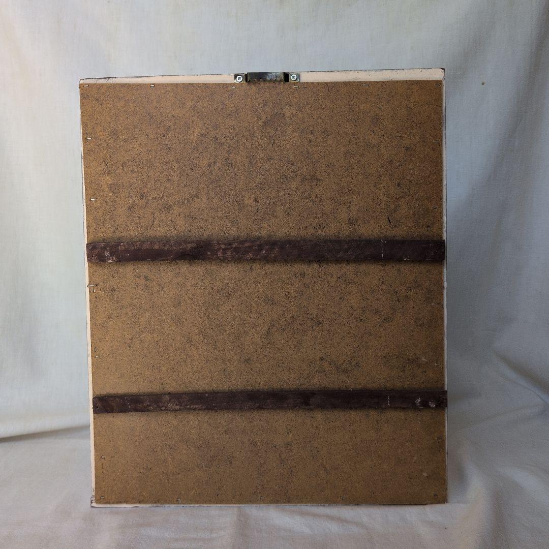 ルーバーミラー アンティーク調 ウォールミラー シャビー