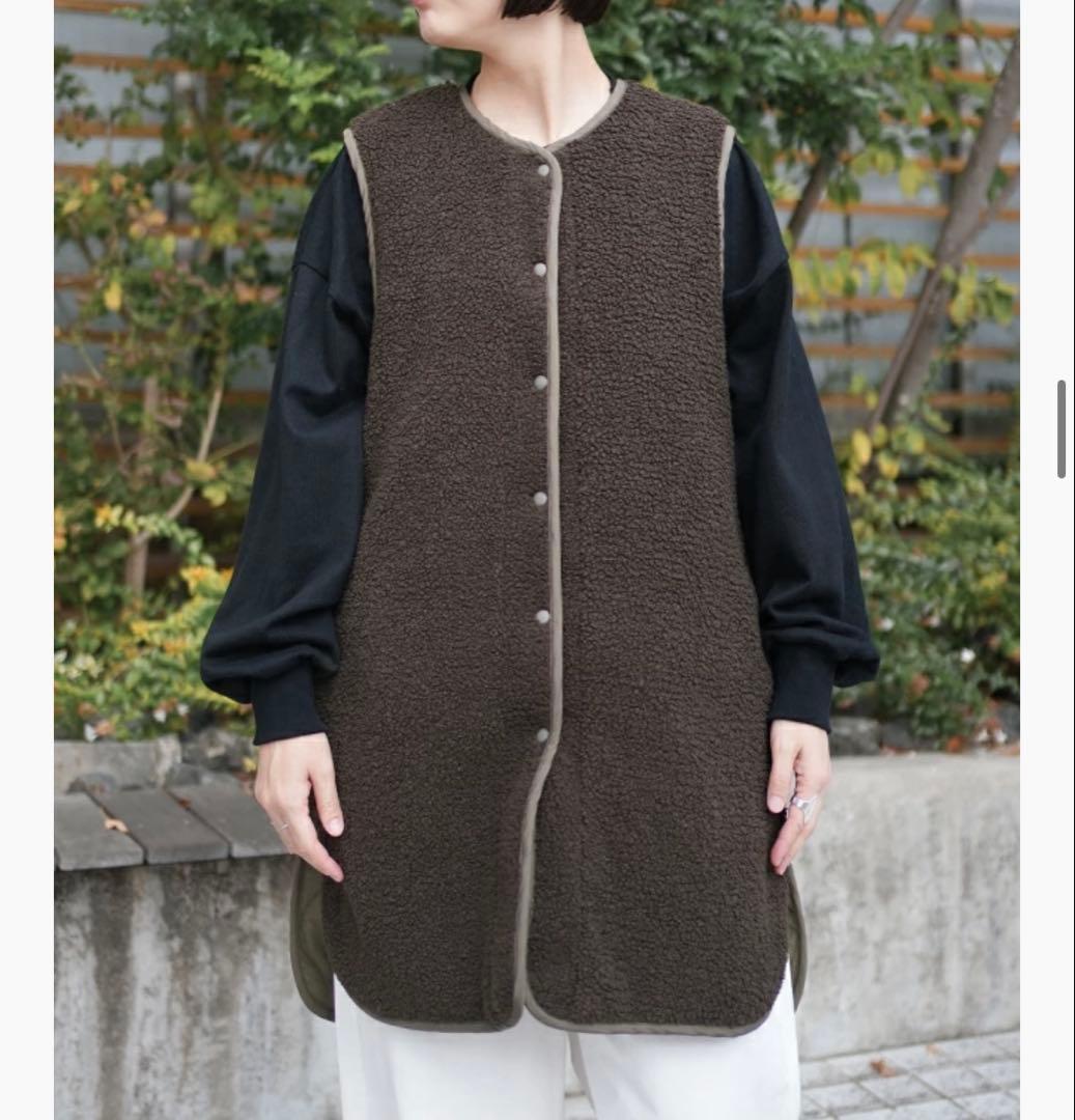 Midi Umi(ミディウミ)キルティングリバーシブルベスト