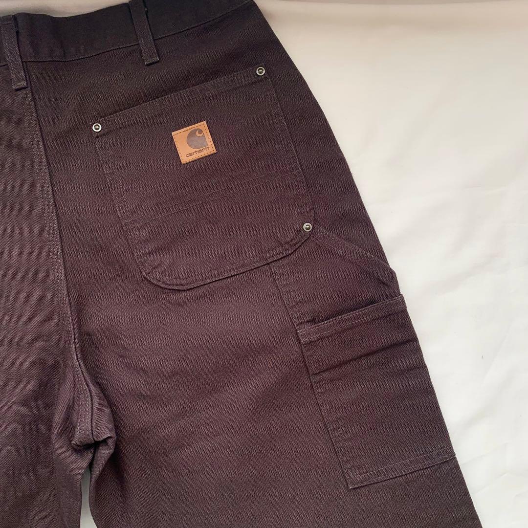 新品USCarhartt Washed ダブルニー ダックパンツW34