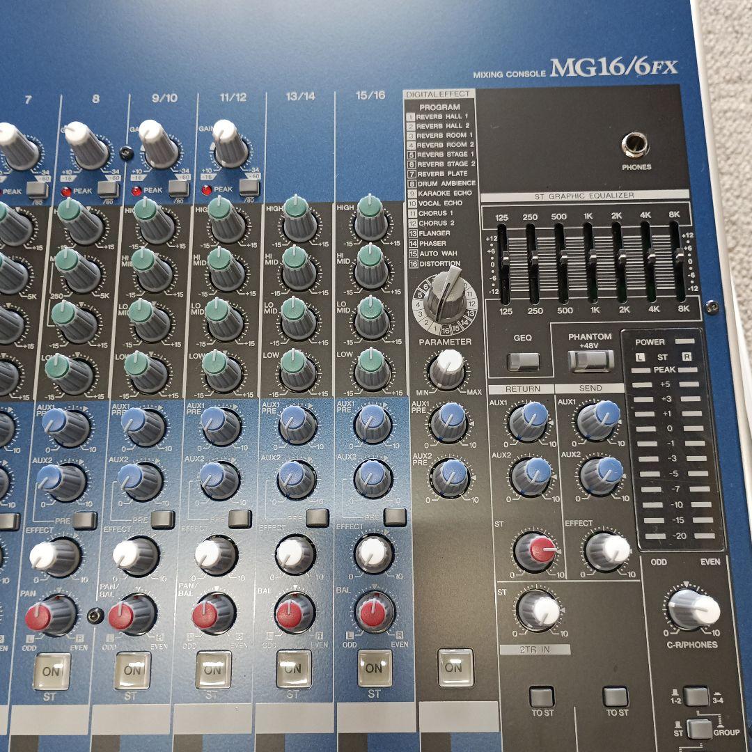 ヤマハ YAMAHA MG16/6fx 美品 ハードケース付き
